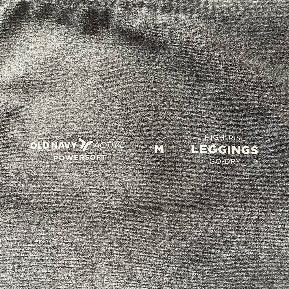 Old Navy Women's Active Powersoft Go-Dry High-Rise Leggings/Joggers - Picture 9 of 10